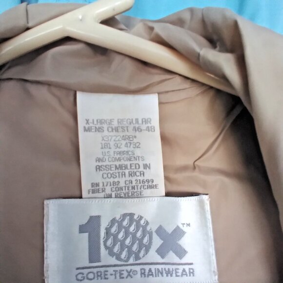 Gore-Tex 10X Rainwear Waterproof Hooded JACKET w PANTS Realtree Camo Men's XL GP - Picture 6 of 7